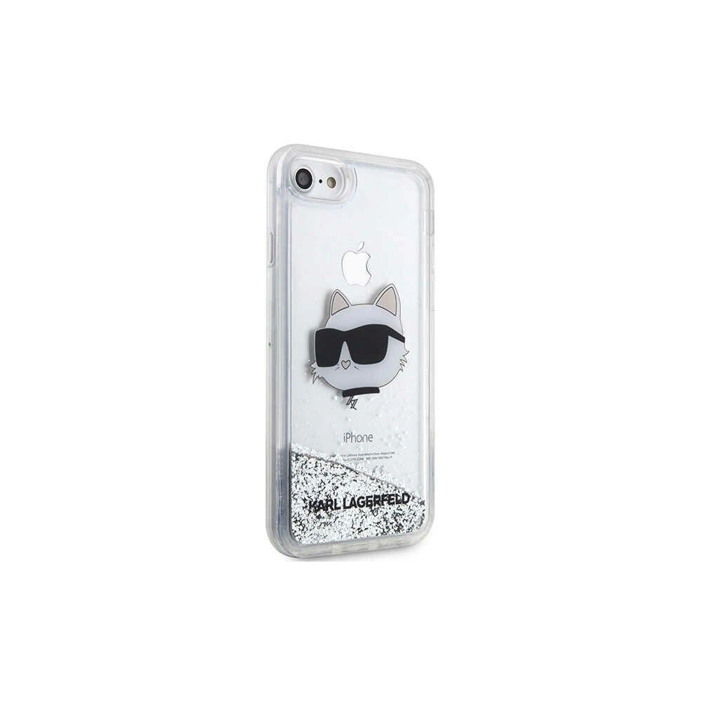 Hurtownia GSM - Etui Karl Lagerfeld KLHCI8LNCHCS Apple iPhone SE 2022/SE 2020/8/7 ezüst/silver hardcase Glitter Choupette Head - KLD1447 - {ean13} - Hurt