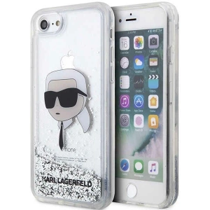 Hurtownia GSM - Etui Karl Lagerfeld KLHCI8LNKHCH Apple iPhone SE 2022/SE 2020/8/7 ezüst/silver hardcase Glitter Karl Head - KLD1448 - {ean13} - Hurt