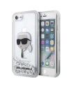 Etui Karl Lagerfeld KLHCI8LNKHCH Apple iPhone SE 2022/SE 2020/8/7 ezüst/silver hardcase Glitter Karl Head