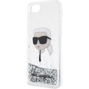 Hurtownia GSM - Etui Karl Lagerfeld KLHCI8LNKHCH Apple iPhone SE 2022/SE 2020/8/7 ezüst/silver hardcase Glitter Karl Head - KLD1448 - {ean13} - Hurt