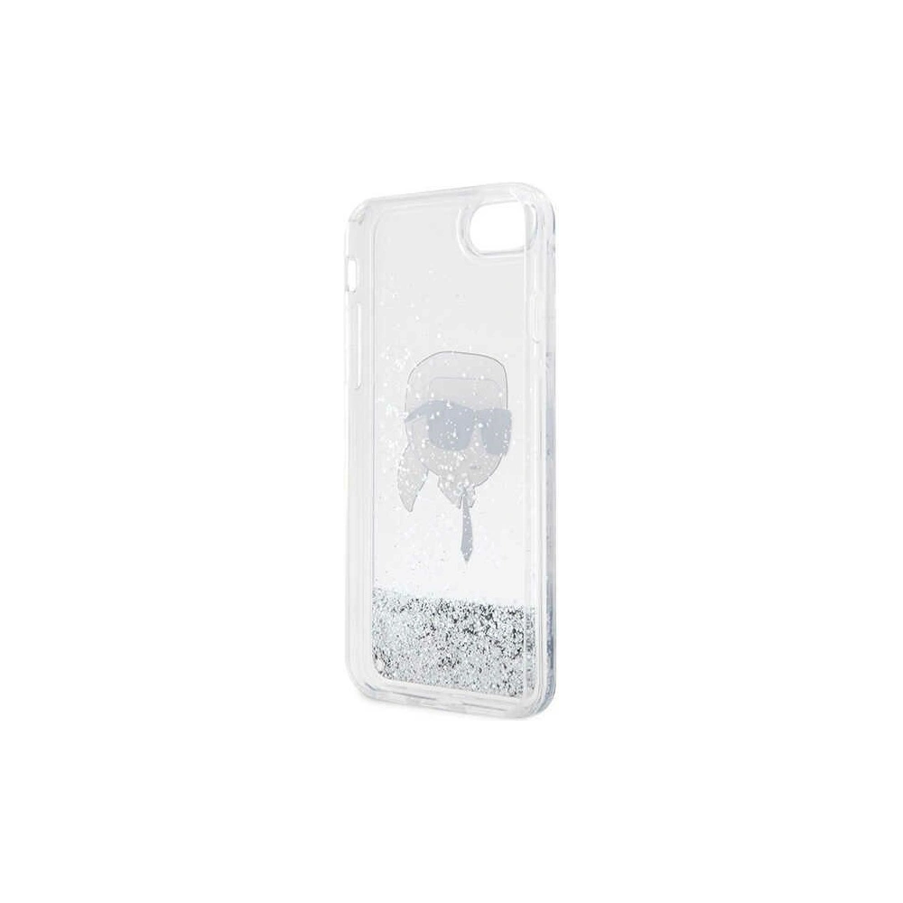Hurtownia GSM - Etui Karl Lagerfeld KLHCI8LNKHCH Apple iPhone SE 2022/SE 2020/8/7 ezüst/silver hardcase Glitter Karl Head - KLD1448 - {ean13} - Hurt