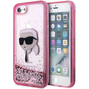 Hurtownia GSM - Etui Karl Lagerfeld KLHCI8LNKHCP Apple iPhone SE 2022/SE 2020/8/7 rózsaszín/pink hardcase Glitter Karl Head - KLD1449 - {ean13} - Hurt