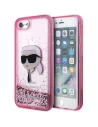 Case Karl Lagerfeld KLHCI8LNKHCP Apple iPhone SE 2022/SE 2020/8/7 rosa/pink Hardcase Glitter Karl Head