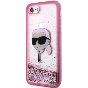 Hurtownia GSM - Etui Karl Lagerfeld KLHCI8LNKHCP Apple iPhone SE 2022/SE 2020/8/7 rózsaszín/pink hardcase Glitter Karl Head - KLD1449 - {ean13} - Hurt