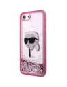 Hurtownia GSM - Etui Karl Lagerfeld KLHCI8LNKHCP Apple iPhone SE 2022/SE 2020/8/7 roz/băi hardcase Glitter Karl Head - KLD1449 - {ean13} - Hurt