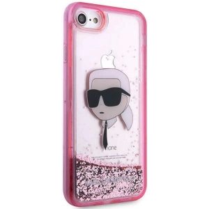 Hurtownia GSM - Etui Karl Lagerfeld KLHCI8LNKHCP Apple iPhone SE 2022/SE 2020/8/7 rózsaszín/pink hardcase Glitter Karl Head - KLD1449 - {ean13} - Hurt
