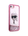 Hurtownia GSM - Etui Karl Lagerfeld KLHCI8LNKHCP Apple iPhone SE 2022/SE 2020/8/7 roz/băi hardcase Glitter Karl Head - KLD1449 - {ean13} - Hurt