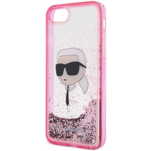 Hurtownia GSM - Etui Karl Lagerfeld KLHCI8LNKHCP Apple iPhone SE 2022/SE 2020/8/7 rózsaszín/pink hardcase Glitter Karl Head - KLD1449 - {ean13} - Hurt