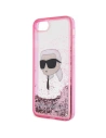 Hurtownia GSM - Etui Karl Lagerfeld KLHCI8LNKHCP Apple iPhone SE 2022/SE 2020/8/7 roz/băi hardcase Glitter Karl Head - KLD1449 - {ean13} - Hurt