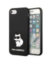Etui Karl Lagerfeld KLHCI8SNCHBCK Apple iPhone SE 2022/SE 2020/8/7 hardcase negru/black Silicone Choupette