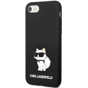 Hurtownia GSM - Case Karl Lagerfeld KLHCI8SNCHBCK Apple iPhone SE 2022/SE 2020/8/7 Hardcase schwarz/black Silicone Choupette - KLD1450 - {ean13} - Hurt