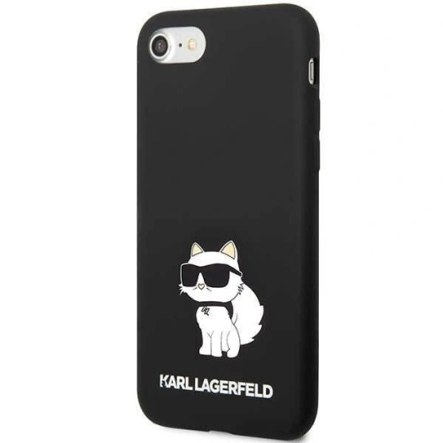 Etui Karl Lagerfeld KLHCI8SNCHBCK Apple iPhone SE 2022/SE 2020/8/7 hardcase czarny/black Silicone Choupette