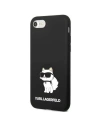 Hurtownia GSM - Case Karl Lagerfeld KLHCI8SNCHBCK Apple iPhone SE 2022/SE 2020/8/7 Hardcase schwarz/black Silicone Choupette - KLD1450 - {ean13} - Hurt
