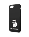 Hurtownia GSM - Case Karl Lagerfeld KLHCI8SNCHBCK Apple iPhone SE 2022/SE 2020/8/7 Hardcase schwarz/black Silicone Choupette - KLD1450 - {ean13} - Hurt