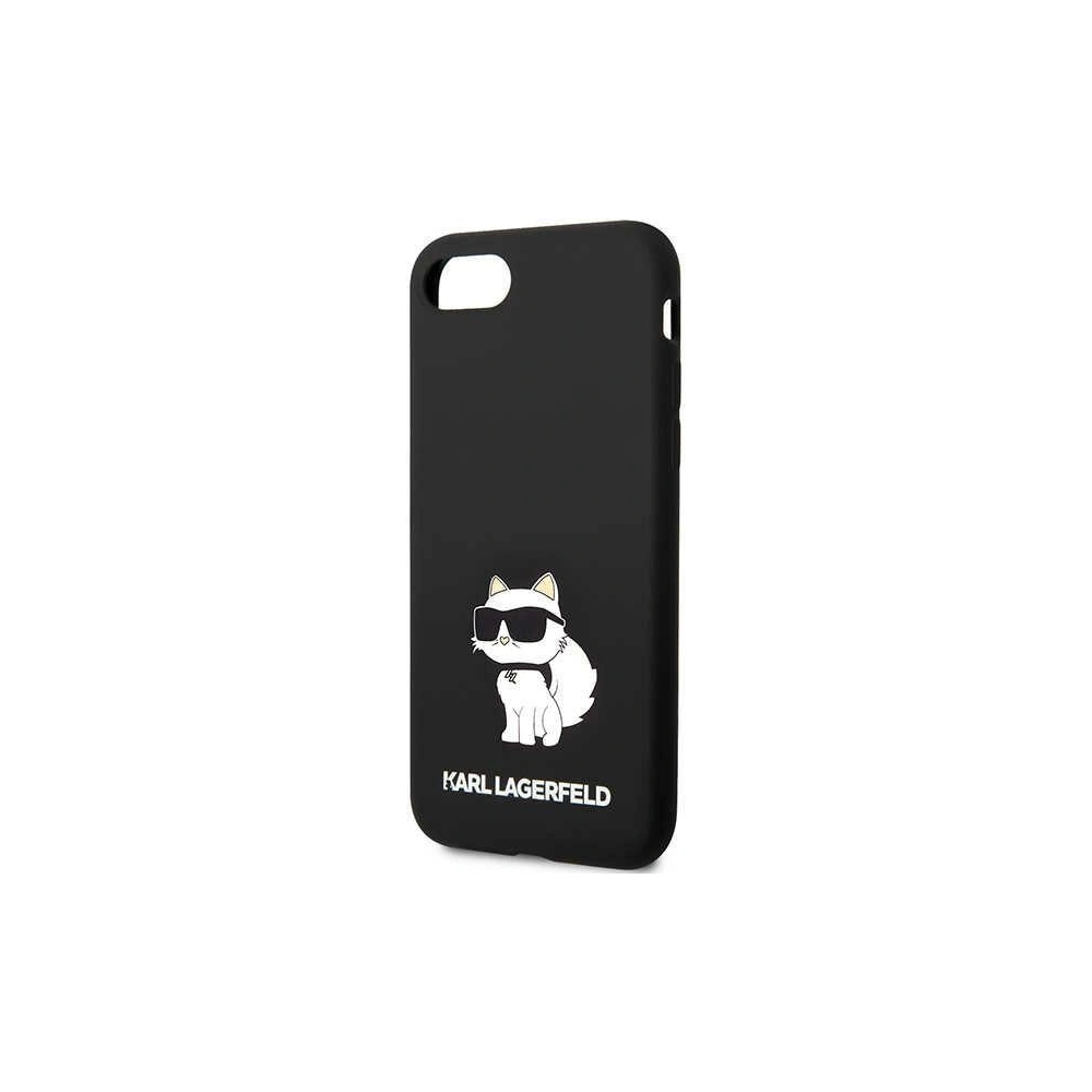 Hurtownia GSM - Case Karl Lagerfeld KLHCI8SNCHBCK Apple iPhone SE 2022/SE 2020/8/7 Hardcase schwarz/black Silicone Choupette - KLD1450 - {ean13} - Hurt