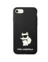 Hurtownia GSM - Case Karl Lagerfeld KLHCI8SNCHBCK Apple iPhone SE 2022/SE 2020/8/7 Hardcase schwarz/black Silicone Choupette - KLD1450 - {ean13} - Hurt