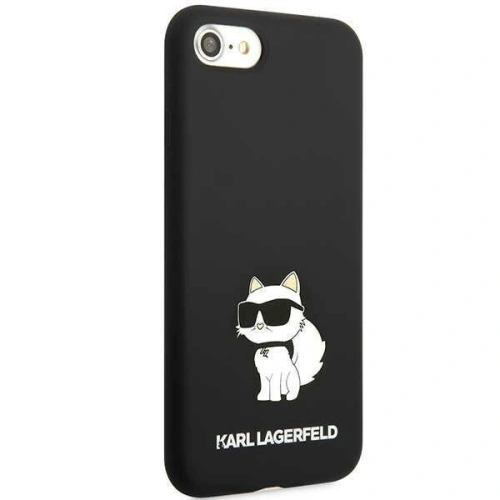 Etui Karl Lagerfeld KLHCI8SNCHBCK Apple iPhone SE 2022/SE 2020/8/7 hardcase czarny/black Silicone Choupette