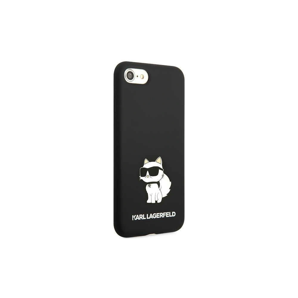 Hurtownia GSM - Case Karl Lagerfeld KLHCI8SNCHBCK Apple iPhone SE 2022/SE 2020/8/7 Hardcase schwarz/black Silicone Choupette - KLD1450 - {ean13} - Hurt