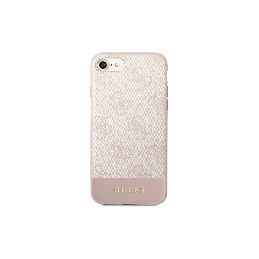 Hurtownia GSM - Case Guess GUHCI8G4GLPI Apple iPhone SE 2022/SE 2020/8/7 rosa/pink Hartschale 4G Stripe Collection - GUE2393 - {ean13} - Hurt