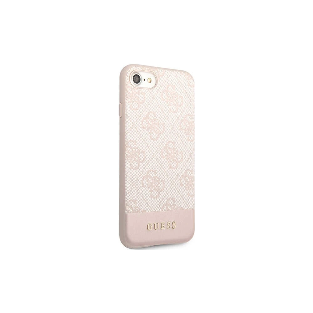 Hurtownia GSM - Etui Guess GUHCI8G4GLPI Apple iPhone SE 2022/SE 2020/8/7 růžový/pink hard case 4G Stripe Collection - GUE2393 - {ean13} - Hurt