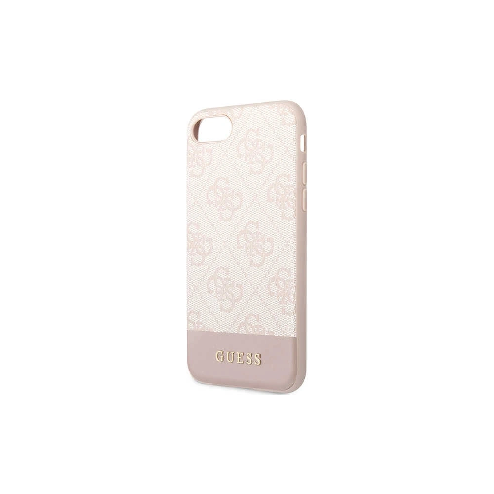Hurtownia GSM - Etui Guess GUHCI8G4GLPI Apple iPhone SE 2022/SE 2020/8/7 růžový/pink hard case 4G Stripe Collection - GUE2393 - {ean13} - Hurt