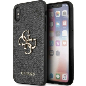 Hurtownia GSM - Etui Guess GUHCPX4GMGGR Apple iPhone XS/X gri/hardcase 4G Big Metal Logo - GUE2394 - {ean13} - Hurt