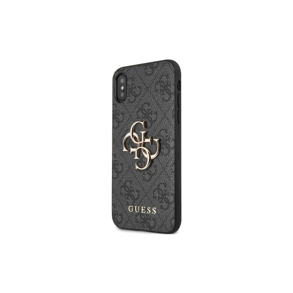 Hurtownia GSM - Case Guess GUHCPX4GMGGR Apple iPhone XS/X grau/grau Hartschale 4G Big Metal Logo - GUE2394 - {ean13} - Hurt