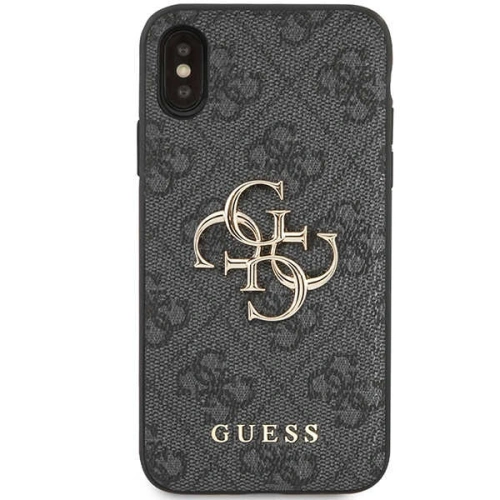 Etui Guess GUHCPX4GMGGR Apple iPhone XS/X szary/grey hardcase 4G Big Metal Logo