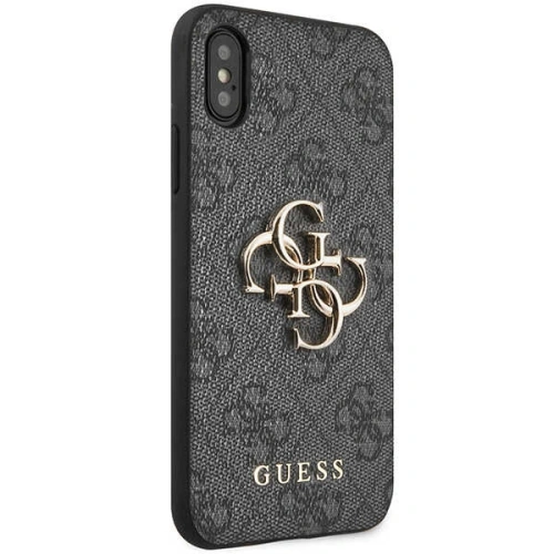Etui Guess GUHCPX4GMGGR Apple iPhone XS/X szary/grey hardcase 4G Big Metal Logo