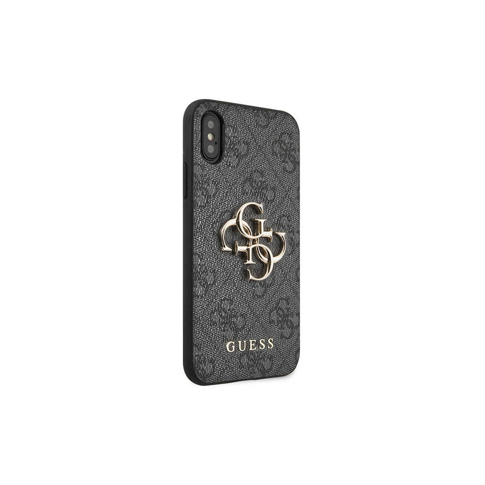 Hurtownia GSM - Case Guess GUHCPX4GMGGR Apple iPhone XS/X grau/grau Hartschale 4G Big Metal Logo - GUE2394 - {ean13} - Hurt