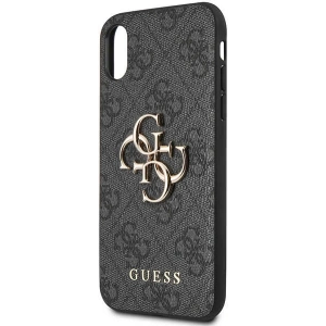 Hurtownia GSM - Case Guess GUHCPX4GMGGR Apple iPhone XS/X grau/grau Hartschale 4G Big Metal Logo - GUE2394 - {ean13} - Hurt