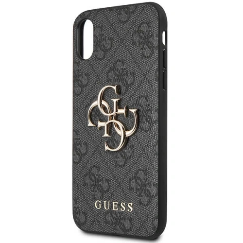 Etui Guess GUHCPX4GMGGR Apple iPhone XS/X szary/grey hardcase 4G Big Metal Logo