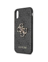Hurtownia GSM - Case Guess GUHCPX4GMGGR Apple iPhone XS/X grau/grau Hartschale 4G Big Metal Logo - GUE2394 - {ean13} - Hurt