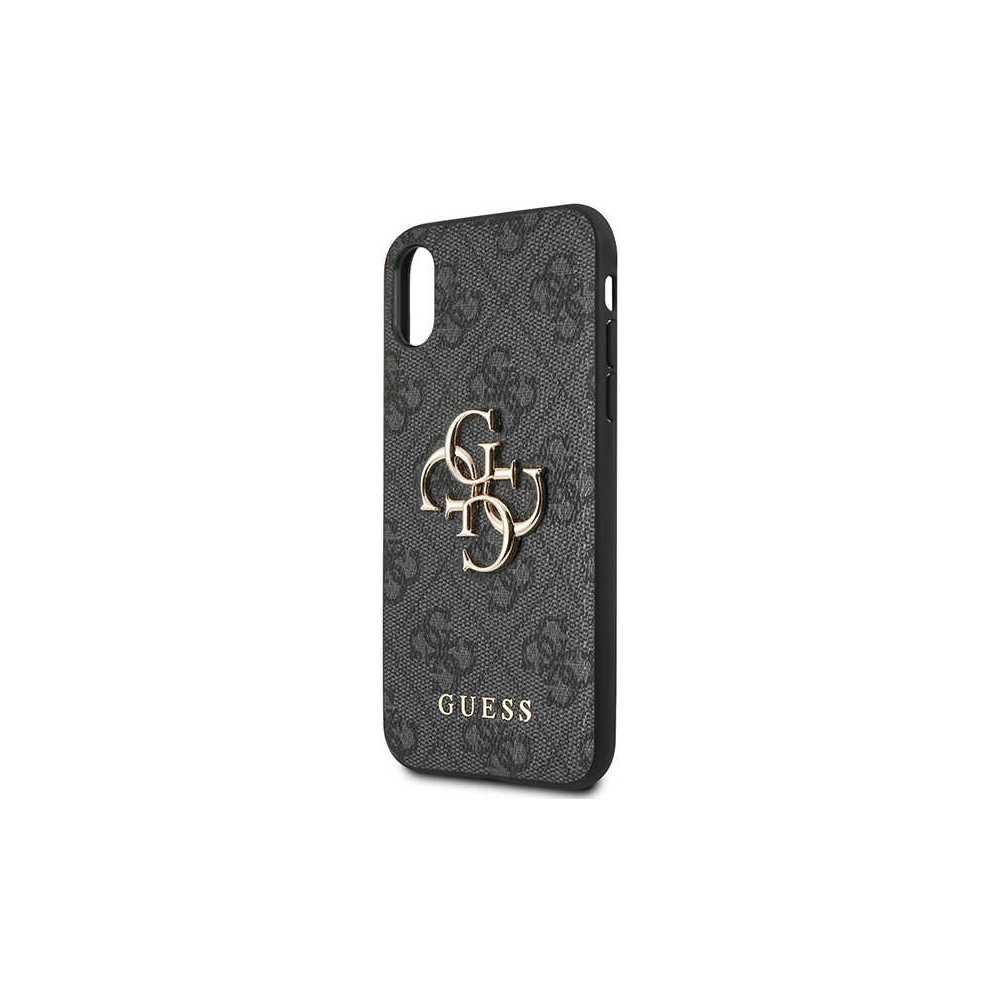 Hurtownia GSM - Case Guess GUHCPX4GMGGR Apple iPhone XS/X grau/grau Hartschale 4G Big Metal Logo - GUE2394 - {ean13} - Hurt