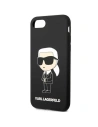 Hurtownia GSM - Case Karl Lagerfeld KLHCI8SNIKBCK Apple iPhone SE 2022/SE 2020/8/7 Hardcase schwarz/black Silicone Ikonik - KLD1451 - {ean13} - Hurt