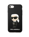 Hurtownia GSM - Case Karl Lagerfeld KLHCI8SNIKBCK Apple iPhone SE 2022/SE 2020/8/7 Hardcase schwarz/black Silicone Ikonik - KLD1451 - {ean13} - Hurt