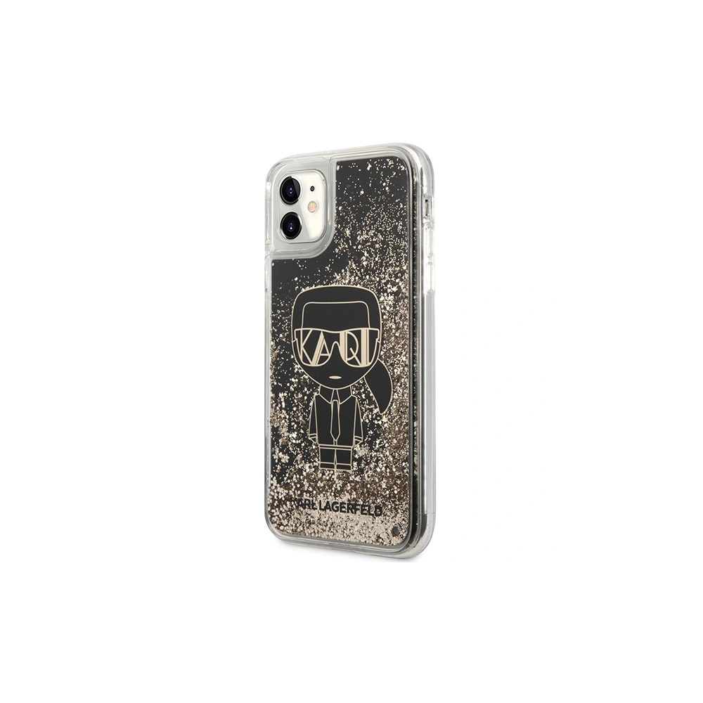Hurtownia GSM - Etui Karl Lagerfeld KLHCN61LGGKBK Apple iPhone 11/XR negru/black hardcase Liquid Glitter Gatsby - KLD1452 - {ean13} - Hurt