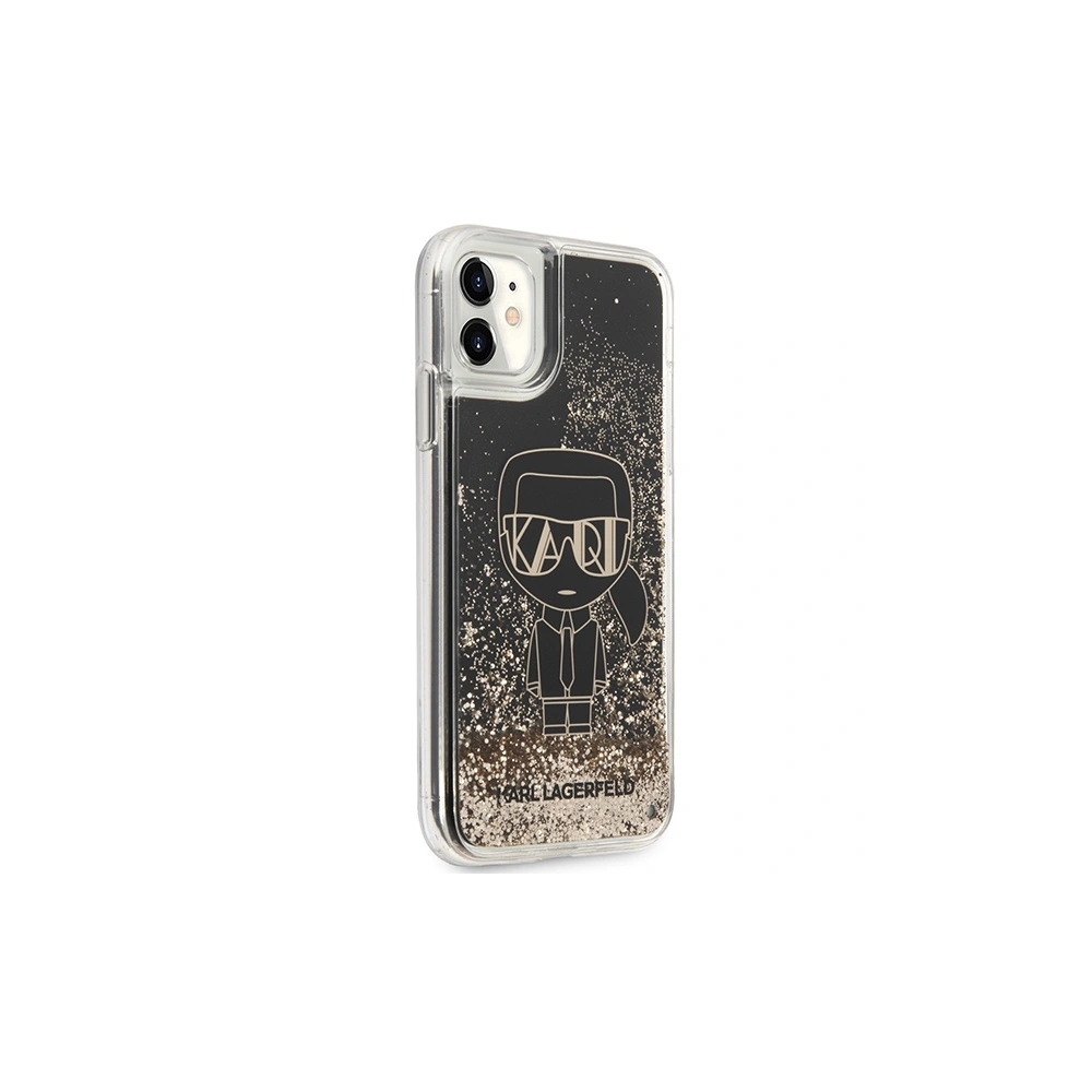 Hurtownia GSM - Etui Karl Lagerfeld KLHCN61LGGKBK Apple iPhone 11/XR fekete/black hardcase Liquid Glitter Gatsby - KLD1452 - {ean13} - Hurt