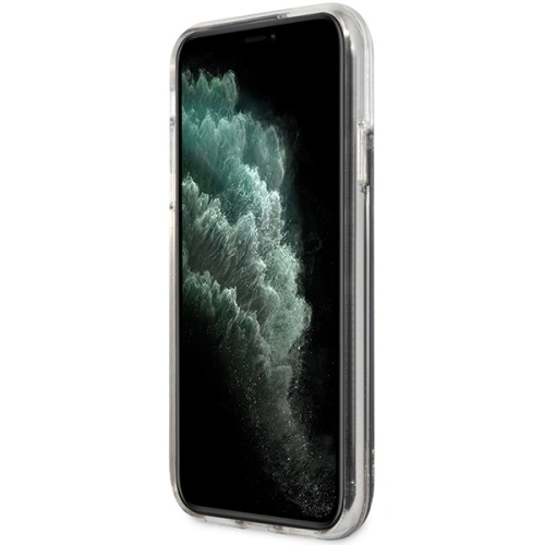 Etui Karl Lagerfeld KLHCN61LGGKBK Apple iPhone 11/XR czarny/black hardcase Liquid Glitter Gatsby