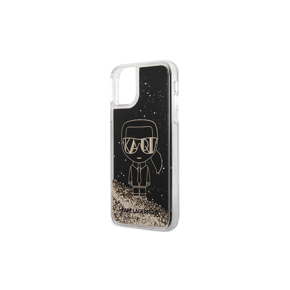Hurtownia GSM - Etui Karl Lagerfeld KLHCN61LGGKBK Apple iPhone 11/XR fekete/black hardcase Liquid Glitter Gatsby - KLD1452 - {ean13} - Hurt