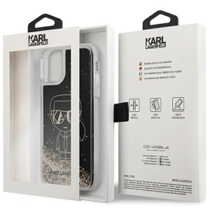Hurtownia GSM - Etui Karl Lagerfeld KLHCN61LGGKBK Apple iPhone 11/XR fekete/black hardcase Liquid Glitter Gatsby - KLD1452 - {ean13} - Hurt