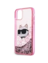 Wholesale Karl Lagerfeld KLHCN61LNCHCP Apple iPhone 11/XR pink hardcase Glitter Choupette Head - KLD1453 - {ean13} - Hurt