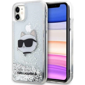 Hurtownia GSM - Etui Karl Lagerfeld KLHCN61LNCHCS Apple iPhone 11/XR argintiu/silver hardcase Glitter Choupette Head - KLD1454 - {ean13} - Hurt