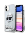 Hurtownia GSM - Etui Karl Lagerfeld KLHCN61LNCHCS Apple iPhone 11/XR argintiu/silver hardcase Glitter Choupette Head - KLD1454 - {ean13} - Hurt