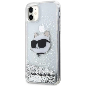 Hurtownia GSM - Etui Karl Lagerfeld KLHCN61LNCHCS Apple iPhone 11/XR argintiu/silver hardcase Glitter Choupette Head - KLD1454 - {ean13} - Hurt