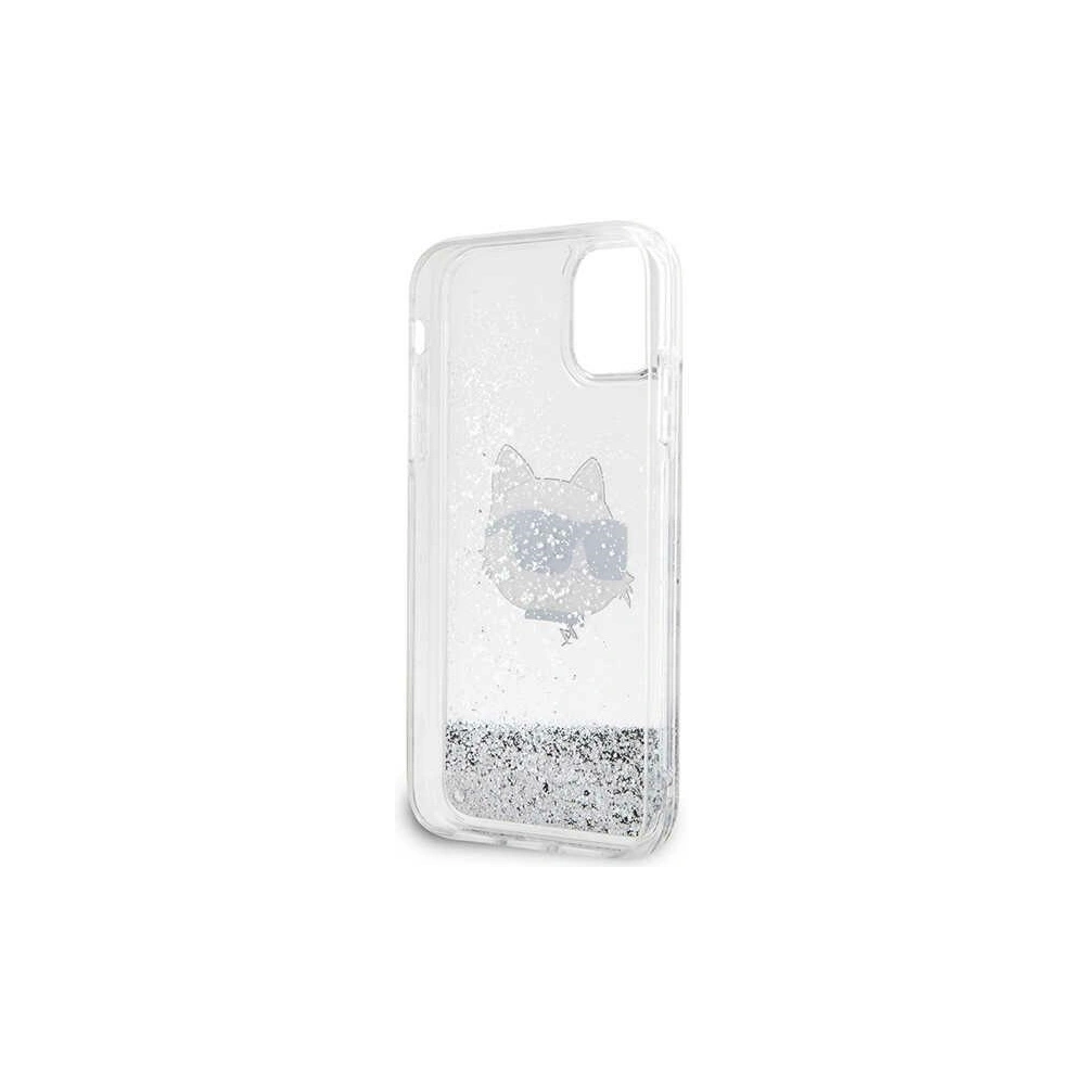 Hurtownia GSM - Etui Karl Lagerfeld KLHCN61LNCHCS Apple iPhone 11/XR argintiu/silver hardcase Glitter Choupette Head - KLD1454 - {ean13} - Hurt