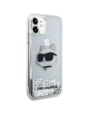 Hurtownia GSM - Etui Karl Lagerfeld KLHCN61LNCHCS Apple iPhone 11/XR argintiu/silver hardcase Glitter Choupette Head - KLD1454 - {ean13} - Hurt