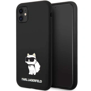 Hurtownia GSM - Etui Karl Lagerfeld KLHCN61SNCHBCK Apple iPhone 11/XR keménytok fekete/szilikon Choupette - KLD1455 - {ean13} - Hurt