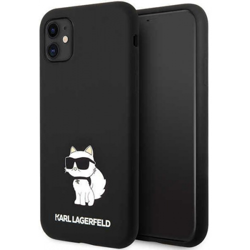 Hurtownia Karl Lagerfeld - 3666339118938 - KLD1455 - Etui Karl Lagerfeld KLHCN61SNCHBCK Apple iPhone 11/XR hardcase czarny/black Silicone Choupette - B2B homescreen