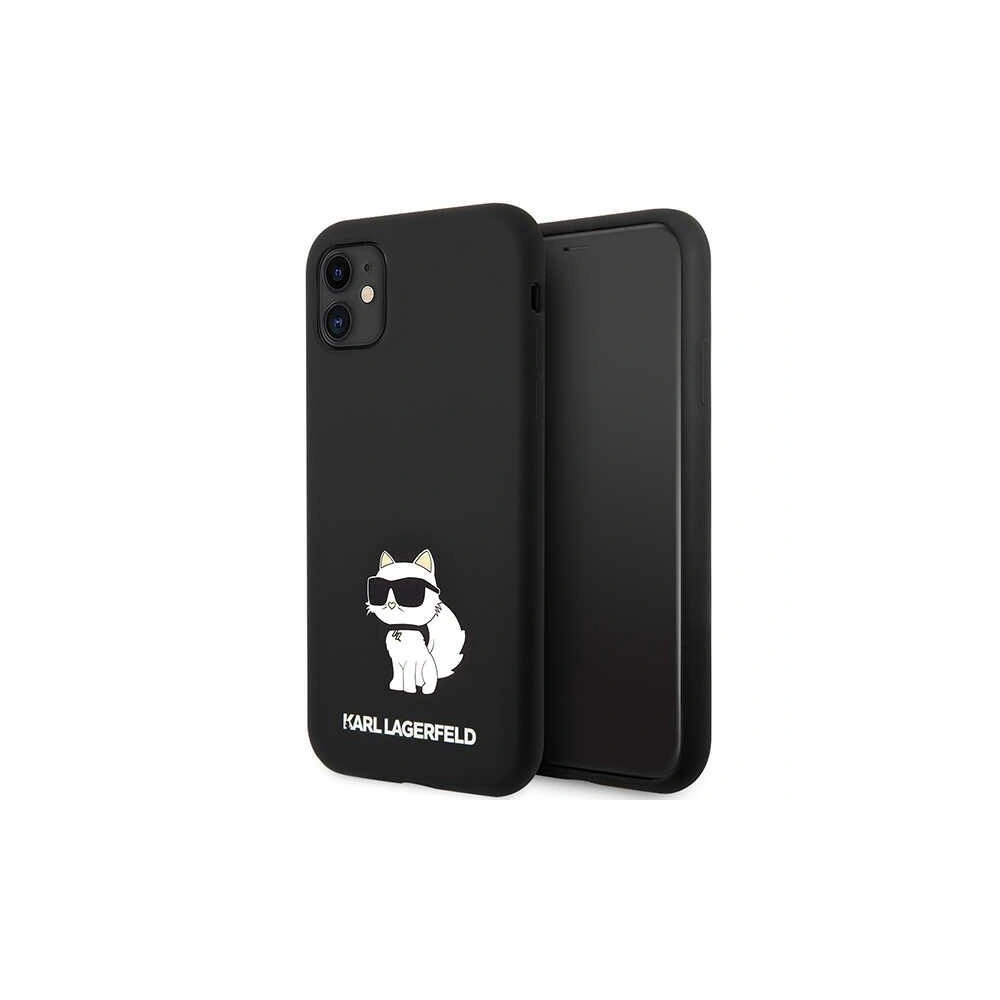Wholesale Karl Lagerfeld KLHCN61SNCHBCK Apple iPhone 11/XR hardcase black Silicone Choupette - KLD1455 - {ean13} - Hurt